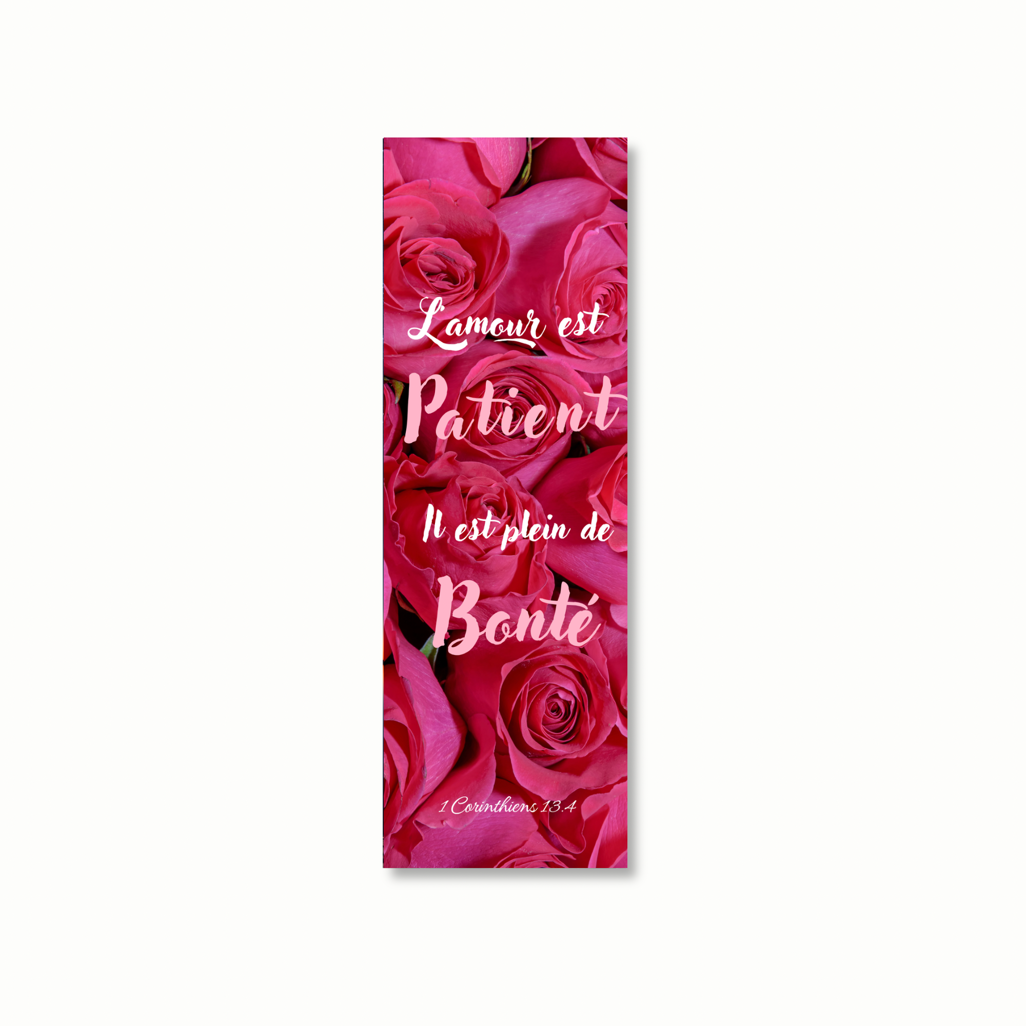 Marque-Page Flowers Pink